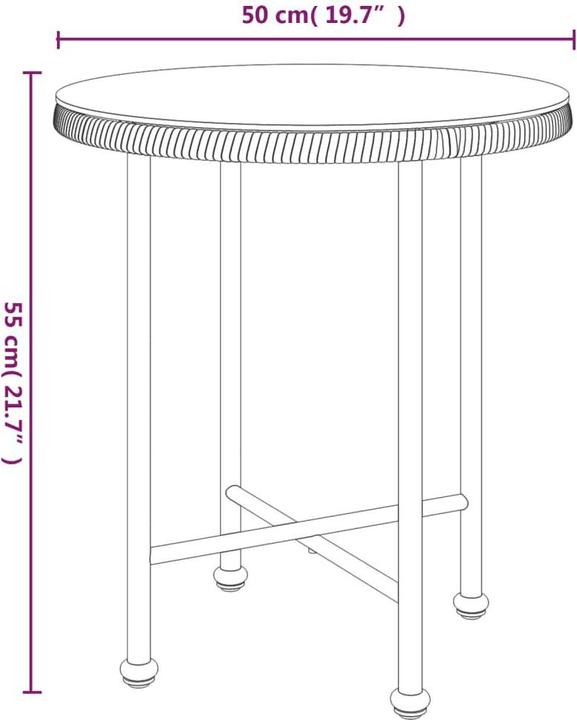 Produktbild vidaXL Garten Essgruppe