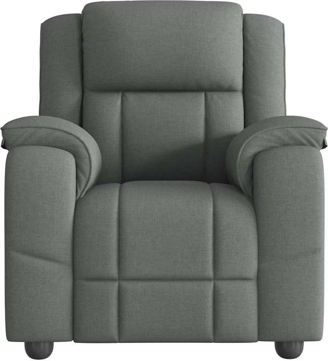 Produktbild vidaXL Massagesessel Dunkelgrau Stoff Massage TV-Sessel