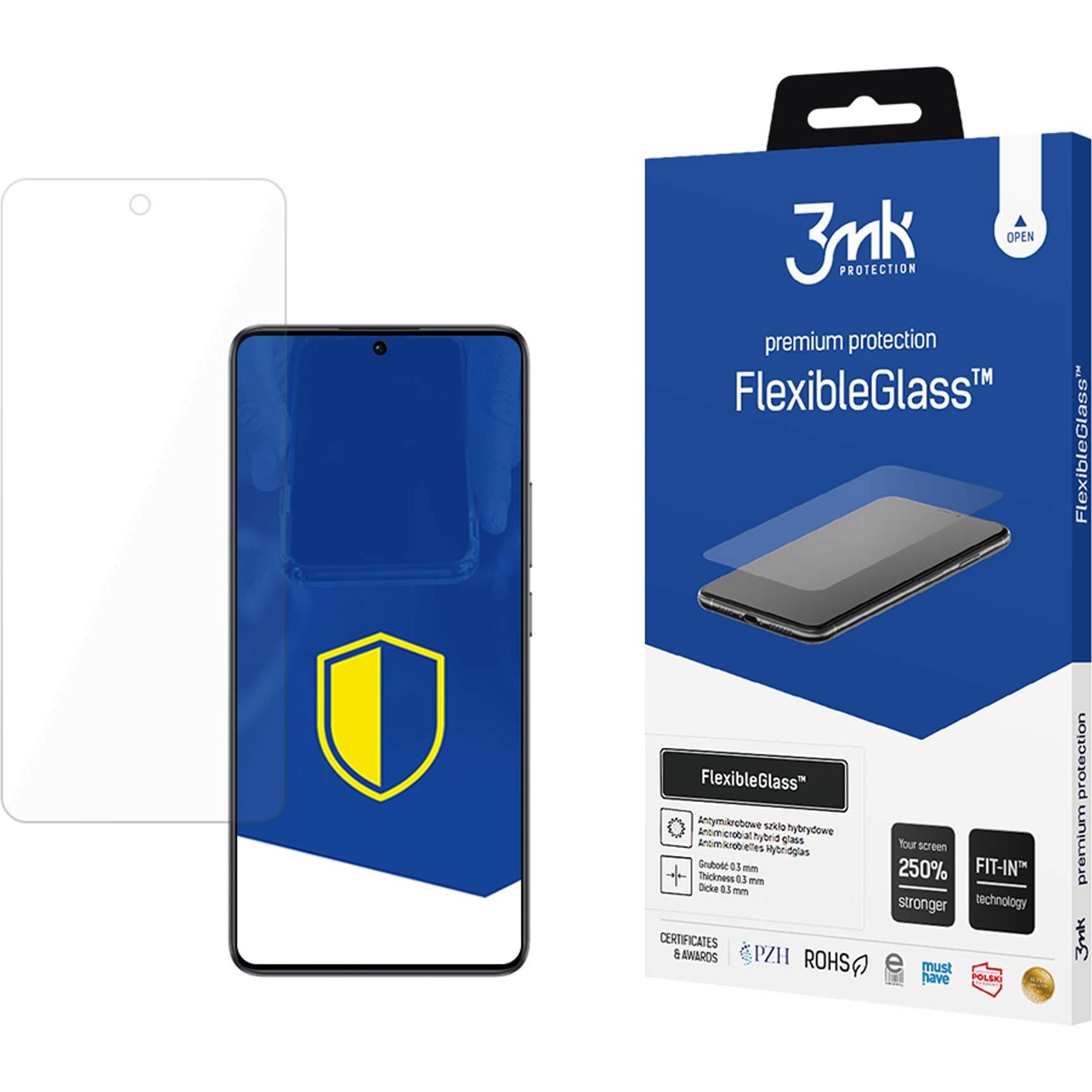 3MK FlexibleGlass Poco F6 Szkło Hybrydowe (1 Stück, Xiaomi Poco F6), Smartphone Schutzfolie