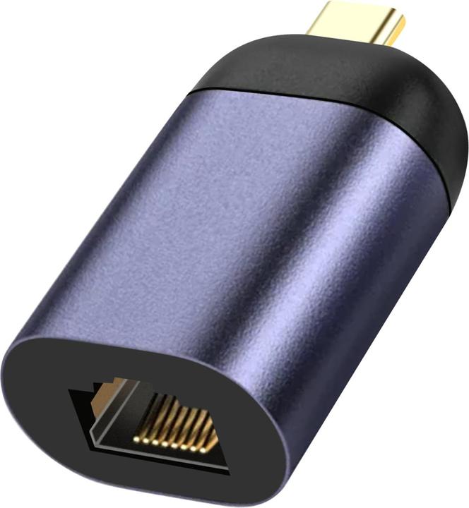 Actual product image Avizar ADA-SHORT-C2RJ, USB-C / Ethernet adapter cable (RJ45 (1x))