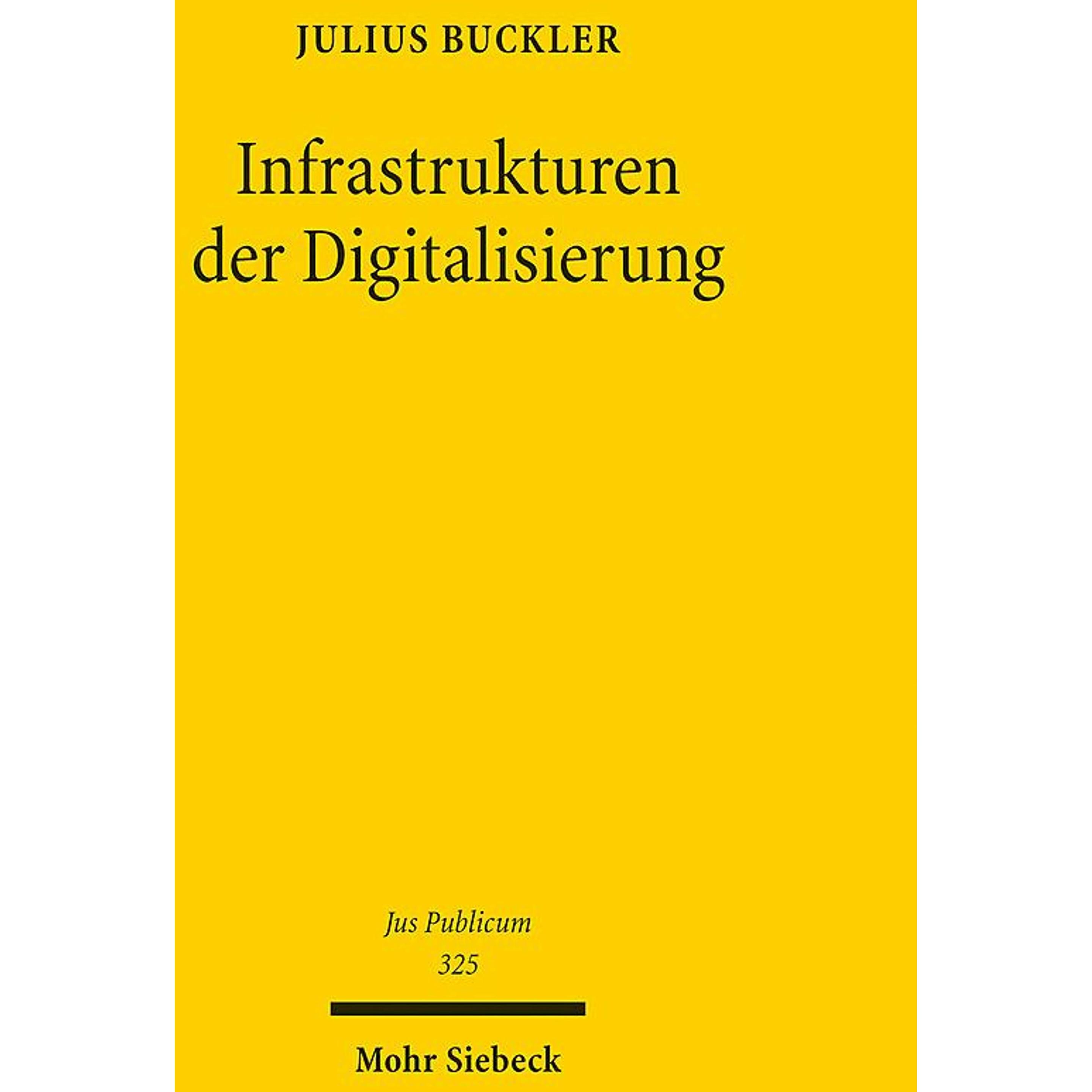 Infrastrukturen der Digitalisierung, Fachbücher von Julius Buckler
