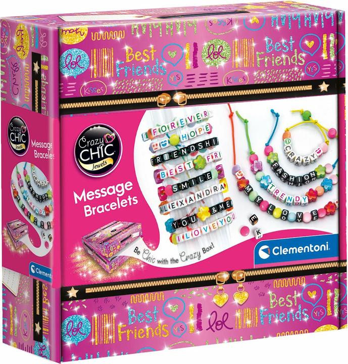 Actual product image Clementoni Crazy Chic - Bracelets with a message