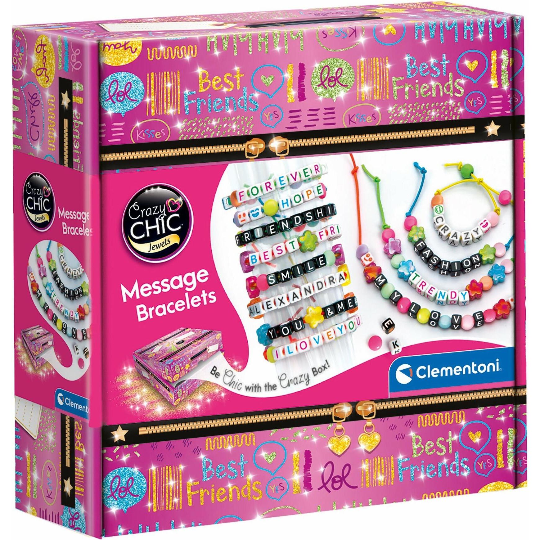 Clementoni Crazy Chic - Armbänder mit einer Nachricht