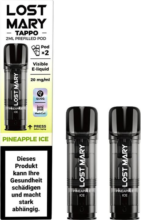 Immagine prodotto Lost Mary Tappo - Cialde da 2ml, Ananas ICE (Ananas)