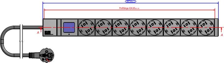 Image du produit Bachmann BlueNet BN0500 (8 x, CEE 7/3, 2 m)