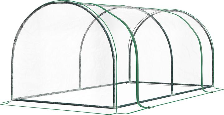 Outsunny Foil greenhouse with steel tubes