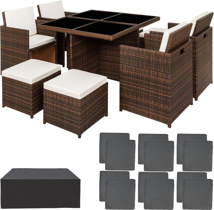 Image du produit tectake Salon de jardin MANHATTAN