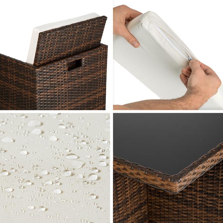 Image du produit tectake Salon de jardin MANHATTAN