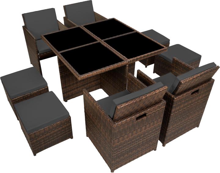 Image du produit tectake Salon de jardin MANHATTAN