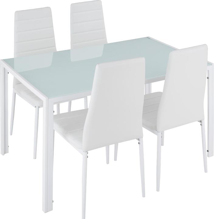 tectake Essgruppe Berlin (Sicherheitsglas)
