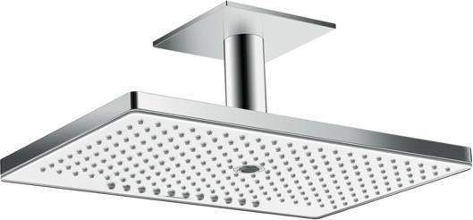 Produktbild hansgrohe Rainmaker Select 460 3jet Kopfbrause mit Deckenanschluss weiss/chrom : Farbe - Weiss/Chrom (3 Strahlarten, 23 l/min)