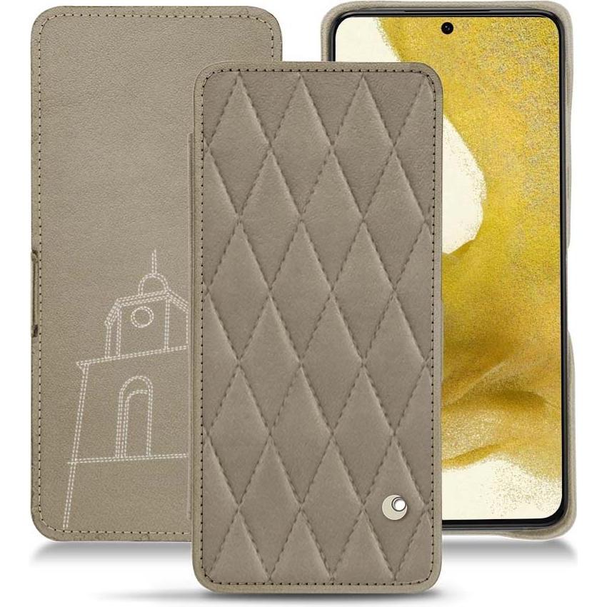 Thumbnail - Noreve Lederschutzhülle horizontal (Samsung Galaxy S22), Smartphone Hülle, Beige