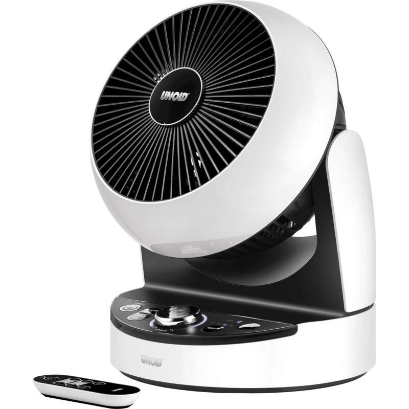 Unold 3 D, Ventilator, Schwarz, Weiss