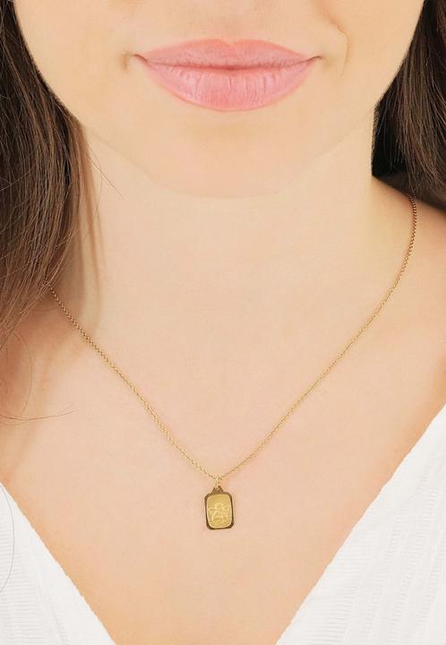Immagine prodotto Muau Ciondolo angelo custode oro giallo 750, 16x8 mm (Giallo oro)