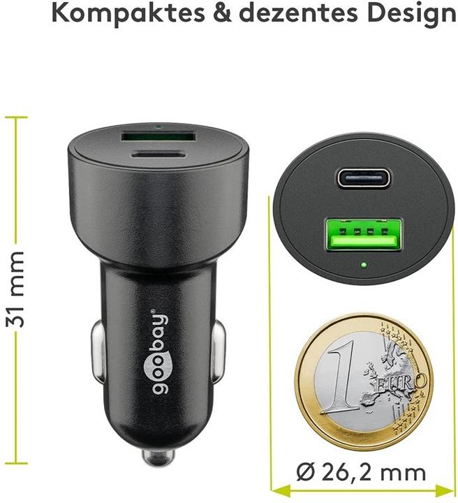 Actual product image Goobay Car quick charger