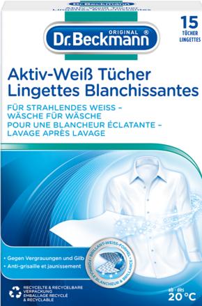Image du produit Dr. Beckmann Blanc actif (15 Cycles de lavage, Linge de toilette)