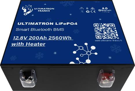 Image du produit Ultimatron ULM-12V-200Ah POLAR LiFePO4 Batterie d'alimentation sous le siège (Heater) (12 V, 200 Ah)