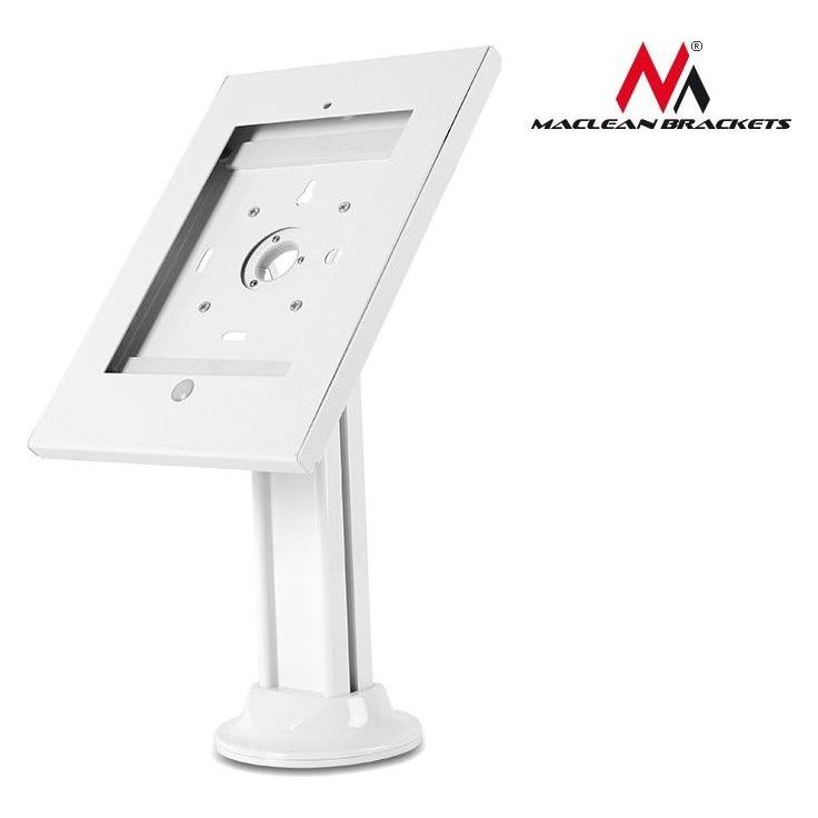 Maclean Tablet Stand, Tablet Halterung, Weiss
