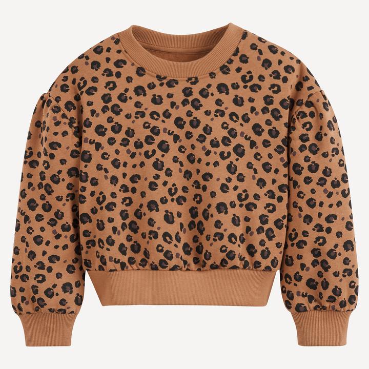 Immagine prodotto La Redoute Collections Sweatshirt mit rundem Ausschnitt und Leoprint (92)
