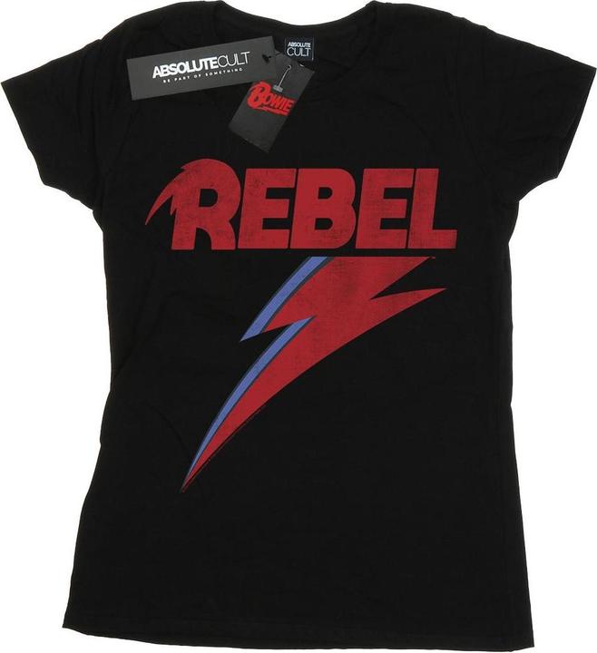 Immagine prodotto David Bowie Distressed Rebel Maglietta Donna (S)