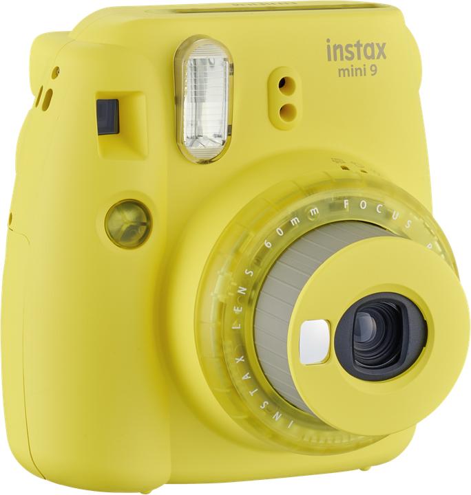 Actual product image Fujifilm instax mini 9 clear yellow