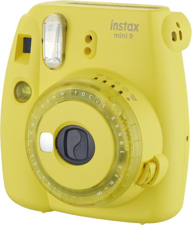 Actual product image Fujifilm instax mini 9 clear yellow