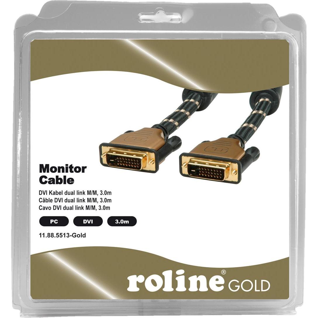 Thumbnail - Roline Dvi — Dvi (3 m, DVI), Video Kabel