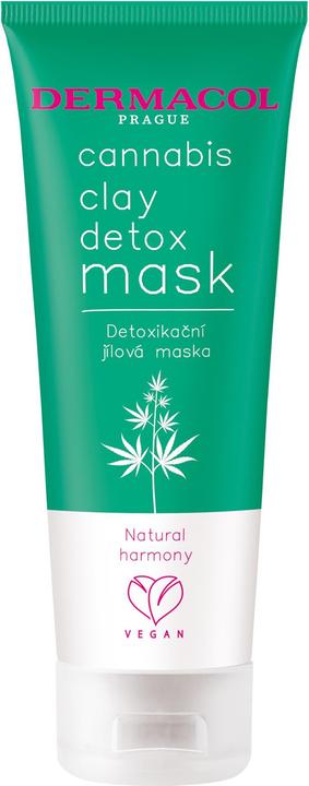Actual product image Dermacol Cannabis Clay Detox Mask - DetoxikaÄnÃ jÃlová maska s konopnÃ½m olejem (50 ml)