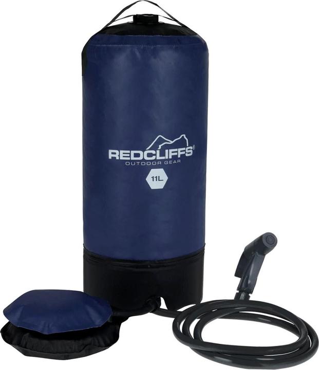 Redcliffs Camping shower with foot pump, 11 litres