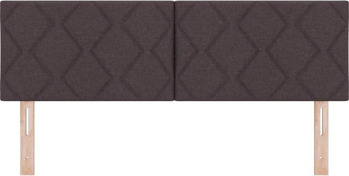 Produktbild VidaXL Kopfteil mit Rautenmuster Dunkelbraun 160 cm Stoff