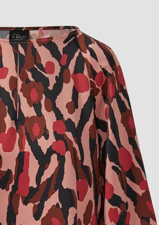 Immagine prodotto s.Oliver Bluse Satin-Bluse mit All-over-Print (38)