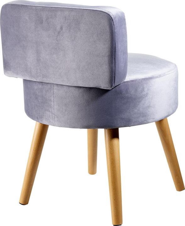 Image du produit Echtwerk Fauteuil Milo gris hêtre tissu