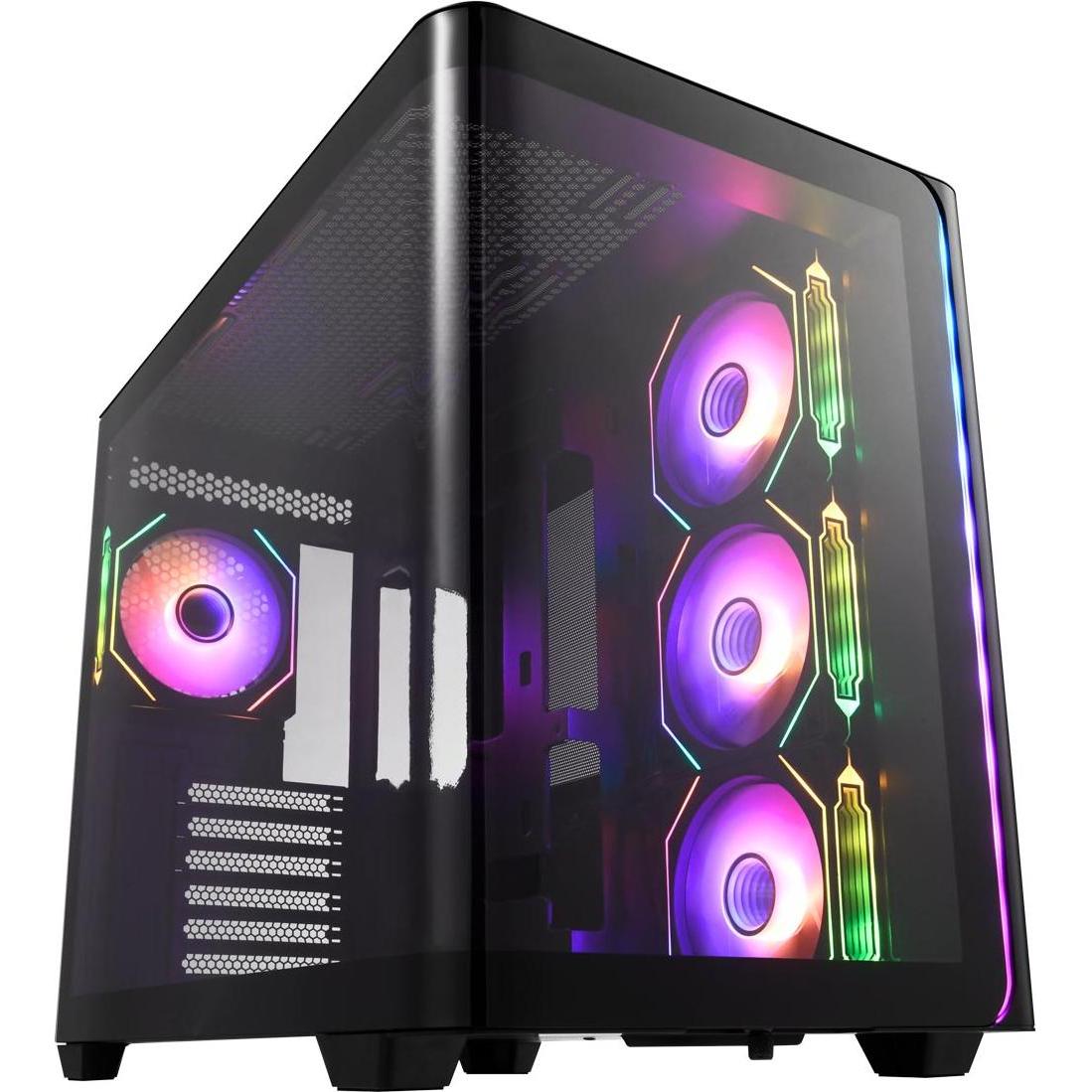 Thumbnail - Fortron M580 (ATX, mATX, Mini-ITX), PC Gehäuse, Schwarz