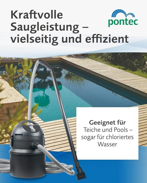 Immagine prodotto Pontec Aspirapolvere per laghetti Pondomatic (Aspirapolvere a umido e a secco)