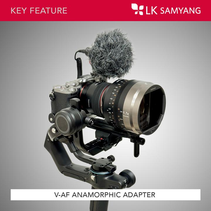 Actual product image Samyang V-AF Anamorphic Adapter