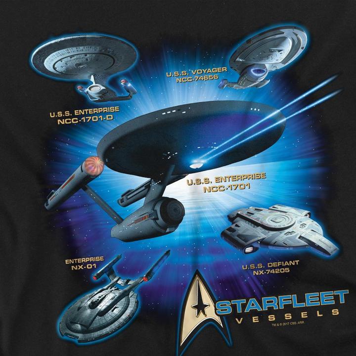 Produktbild Starfleet Vessels TShirt (4XL)
