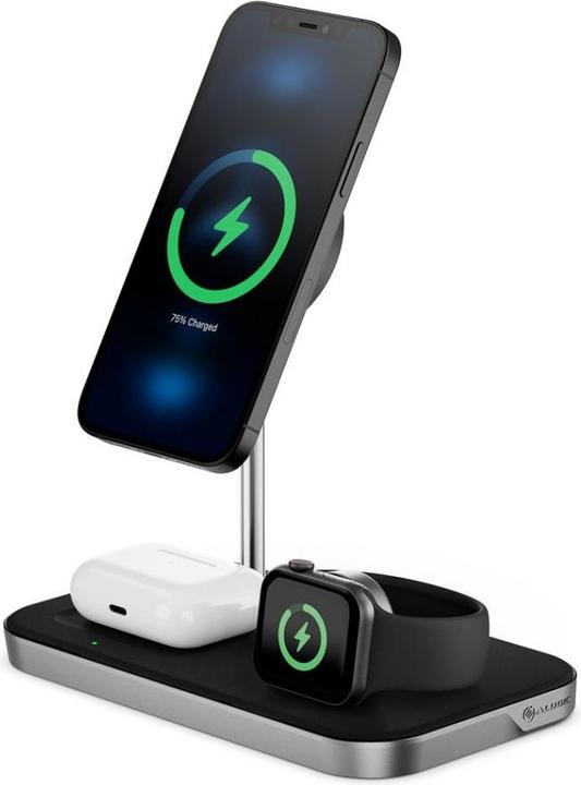 Actual product image Alogic MagSpeed 3-in-1 Wireless Charging Station