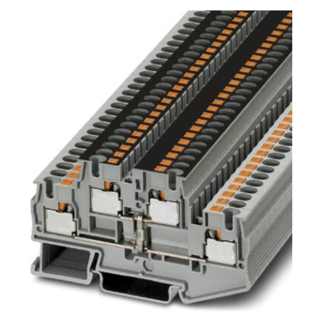 Phoenix Contact Grigio 4Mm Double Level Terminal, Accessori Di Elettronica + Alloggiamento,