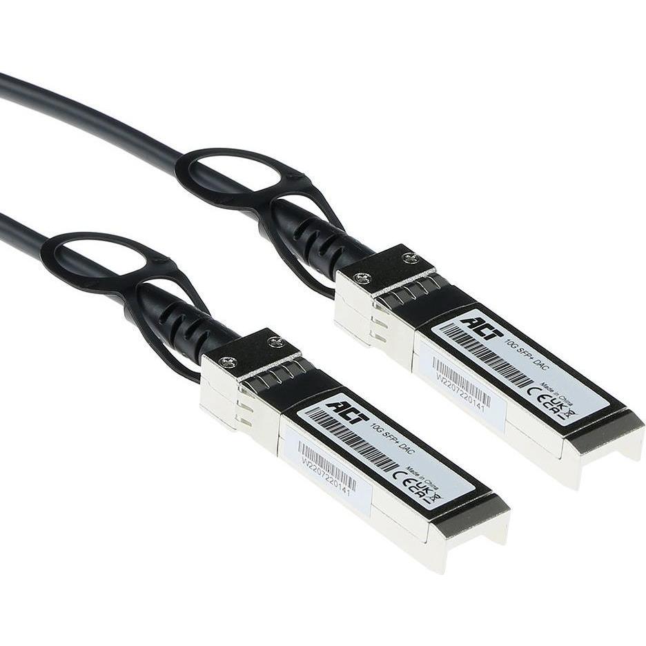 ACT 3.0m SFP+- SFP+ Passive DAC Twinax cable coded for HP (S/UTP, CAT7, 3 m), Netzwerkkabel