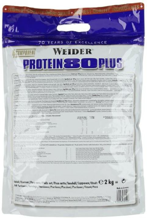 Produktbild Weider Protein 80 Plus (2000 g, 1x, Banane)