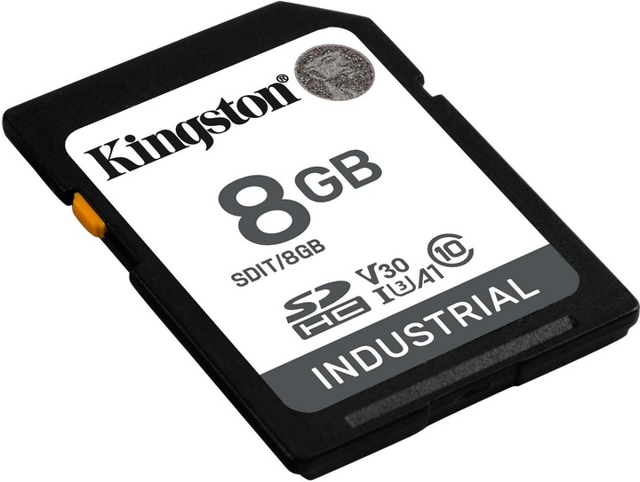 Produktbild Kingston Card Ind. SD +ADP 8GB pSLC (8 GB, SDHC, U3, UHS-I)