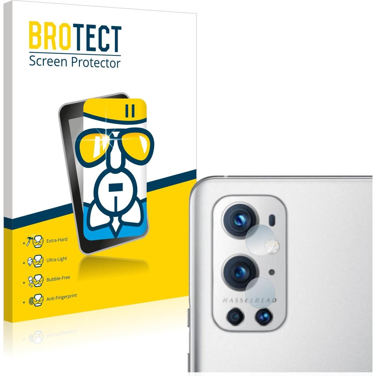 BROTECT AirGlass Panzerglasfolie (1 Stück, OnePlus 9 Pro), Smartphone Schutzfolie, Transparent