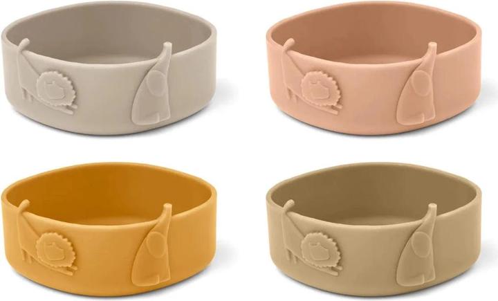 Actual product image Liewood Silicone Bowl Emily er Pack Tuscany rose multi mix