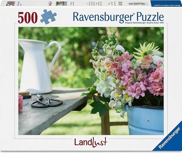 Produktbild Ravensburger Adult puzzle 500 Teile - Sommerbunte Löwenmäulchen (500 Teile)