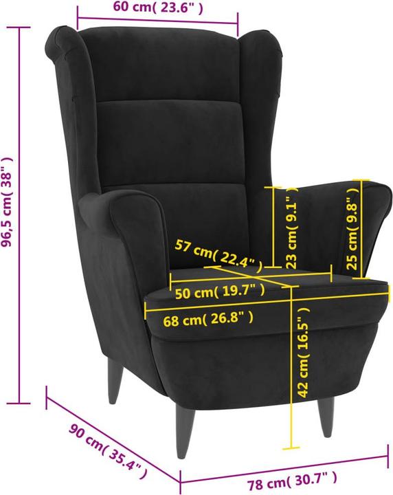 Actual product image vidaXL Sessel