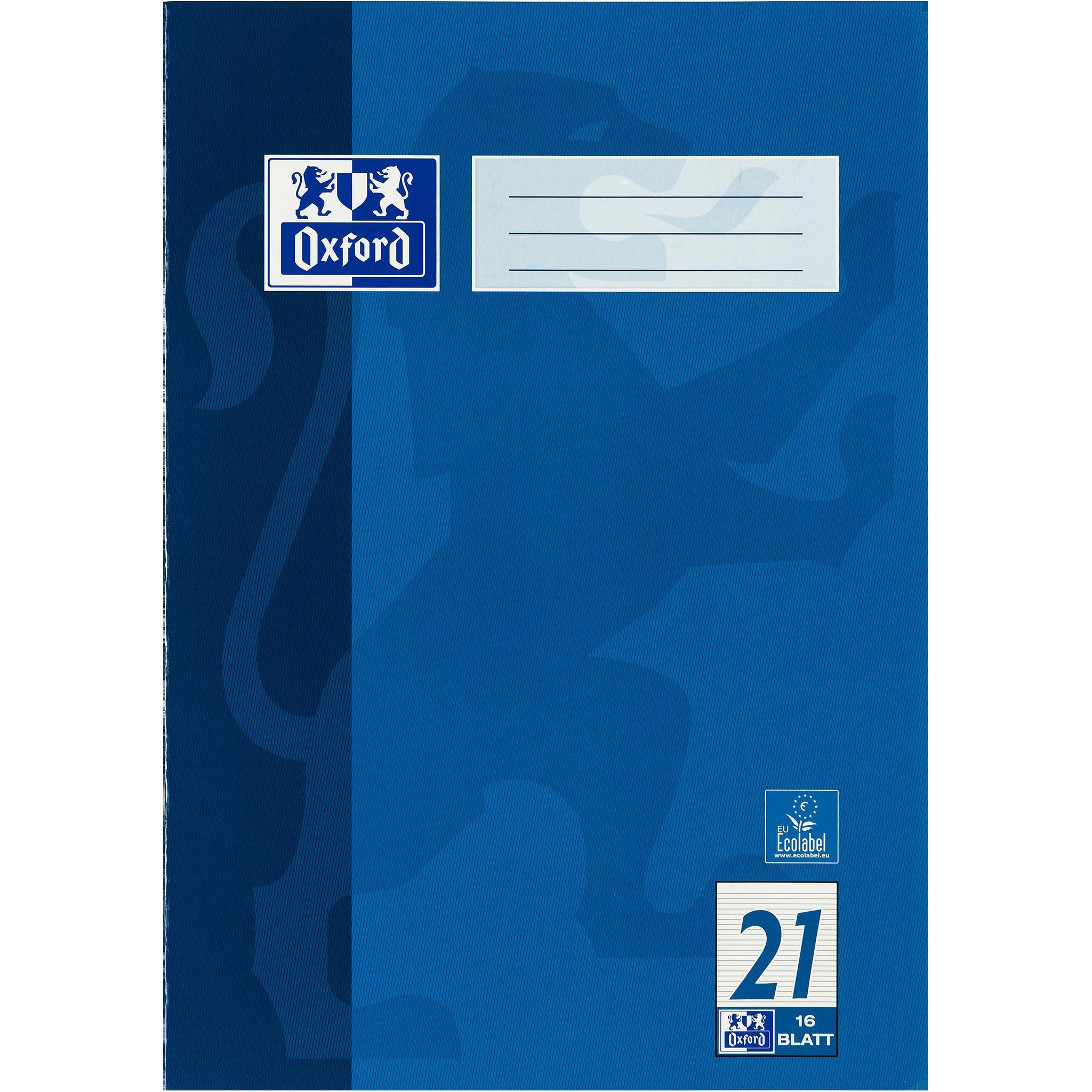 Oxford, Heft + Block, Schulheft (A4, Liniert, Harter Einband)