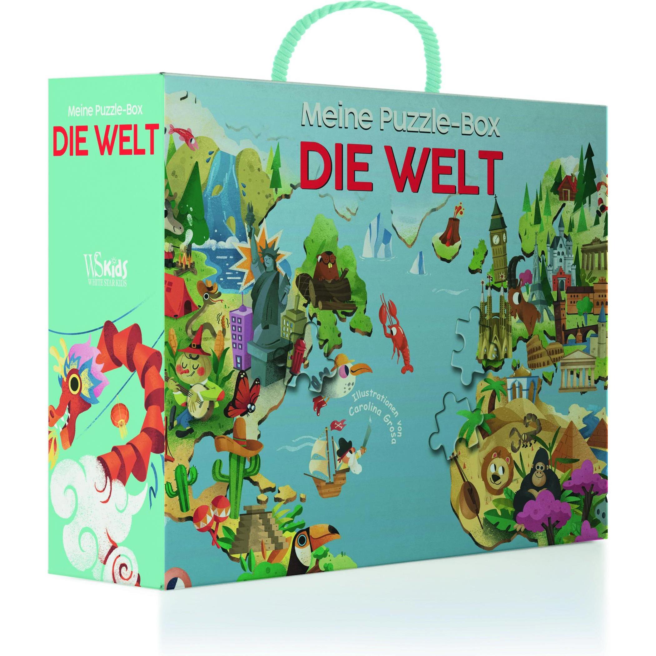 White Star Die Welt. Meine Erste Puzzle Box (36 Teile)