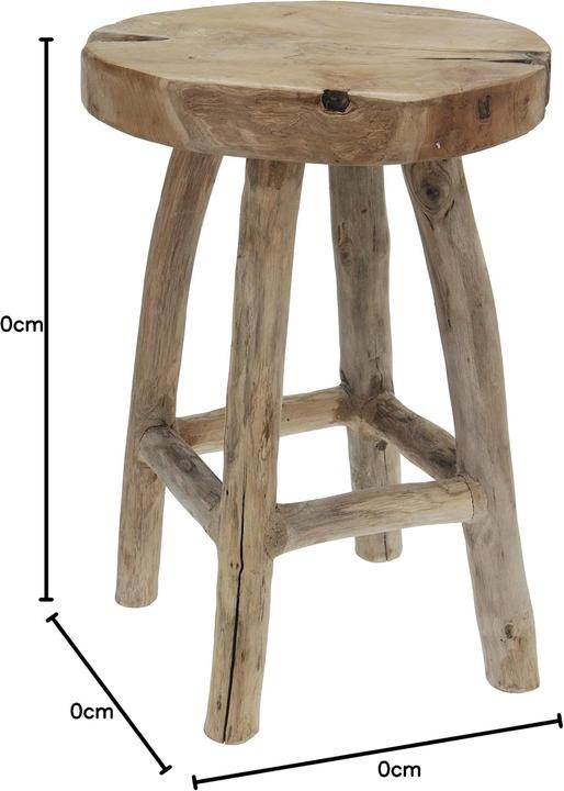 Image du produit LS-LebenStil Beistelltisch aus massivem Teakholz