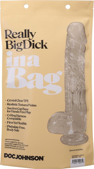 Image du produit Doc Johnson Dildo - 10 inch / 25 cm - Clear