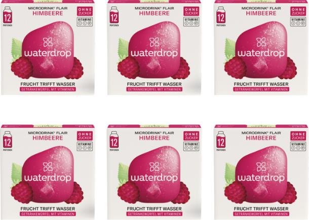Waterdrop Microdrink Flair (6x12 Pack) (Sambuco, Lampone, 72 x)